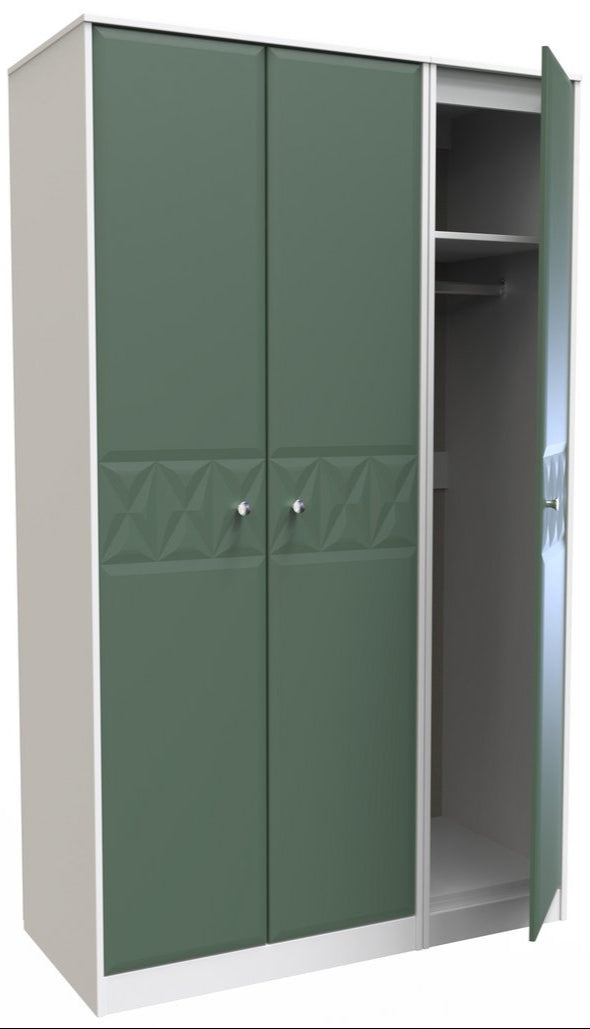 Pixel 3 Door Triple Wardrobe