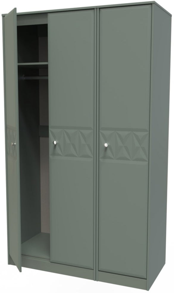 Pixel 3 Door Triple Wardrobe