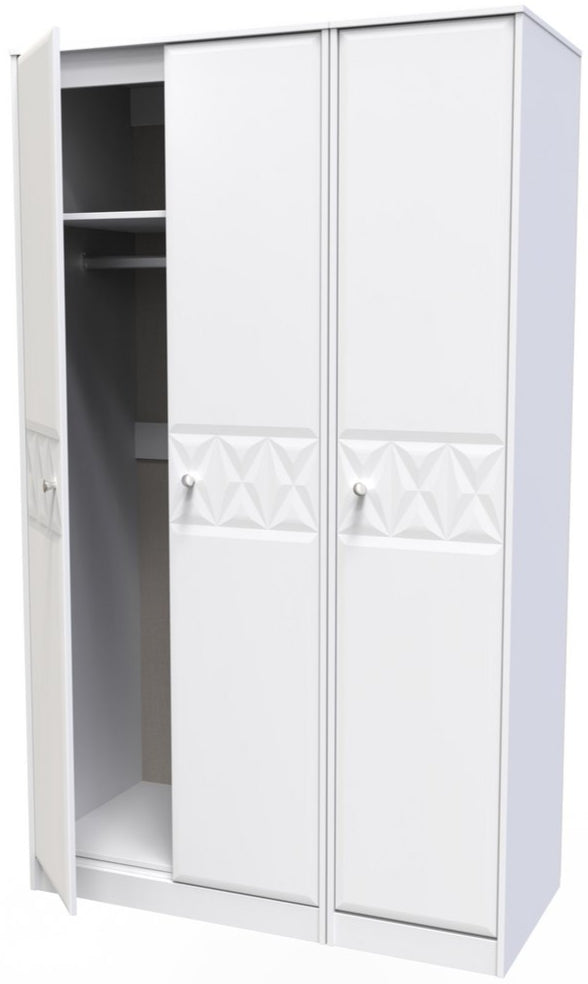 Pixel 3 Door Triple Wardrobe