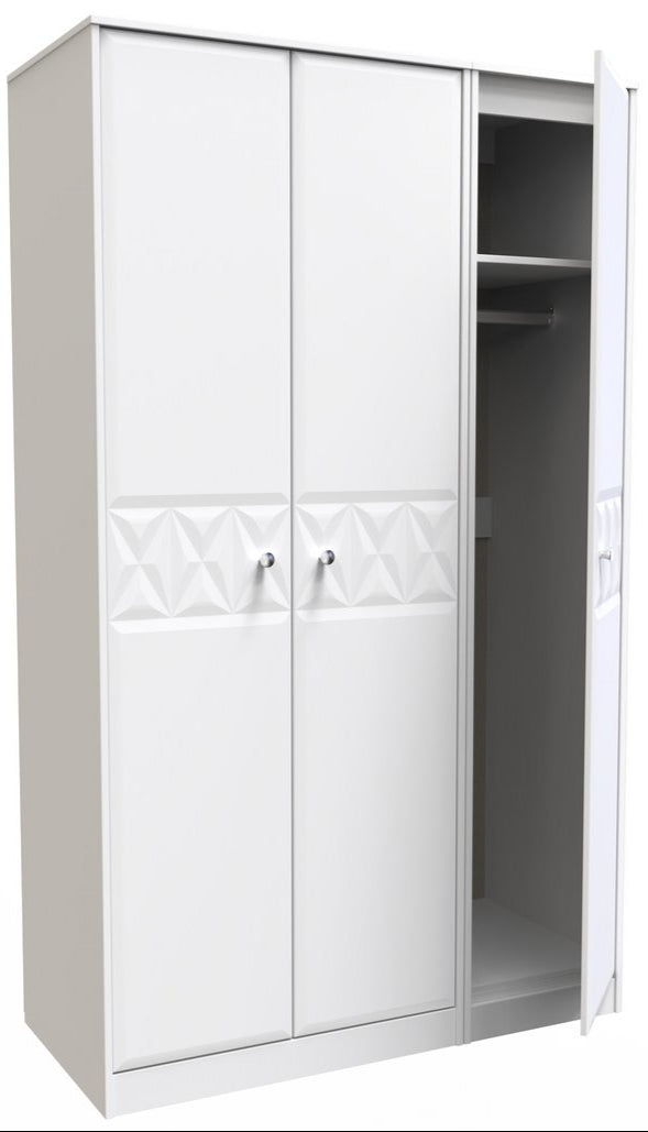 Pixel 3 Door Triple Wardrobe