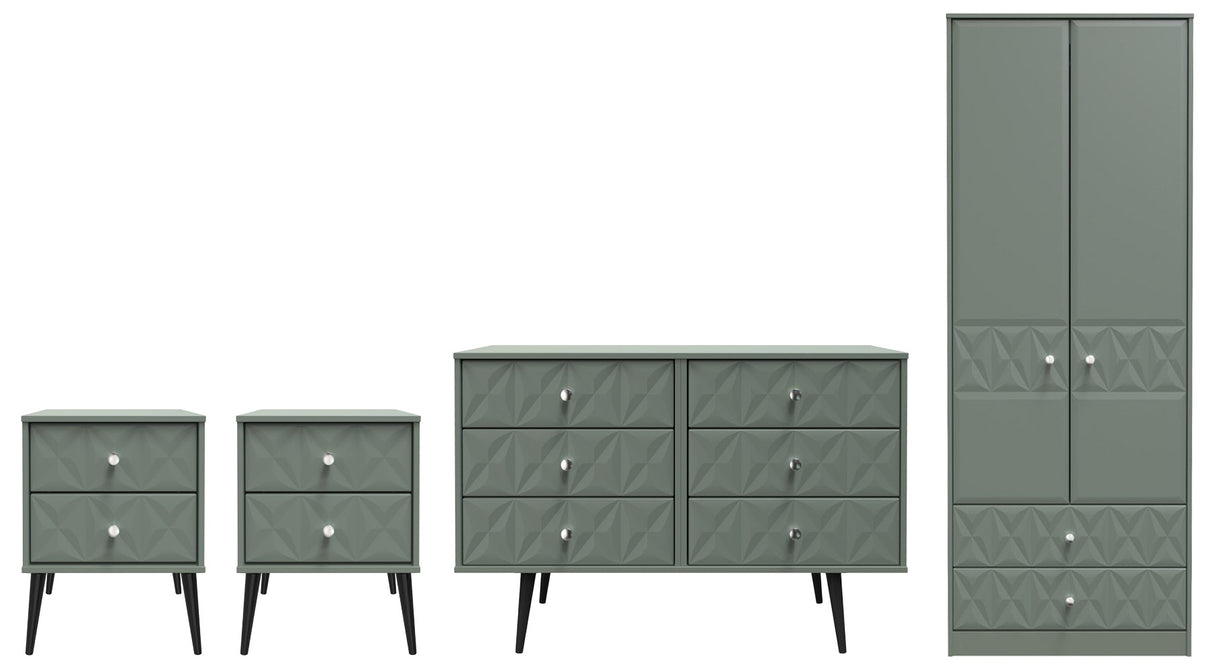Pixel 4 Piece Bedroom Set