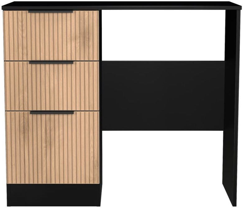 Java 3 Drawer Pedestal Vanity Dressing Table