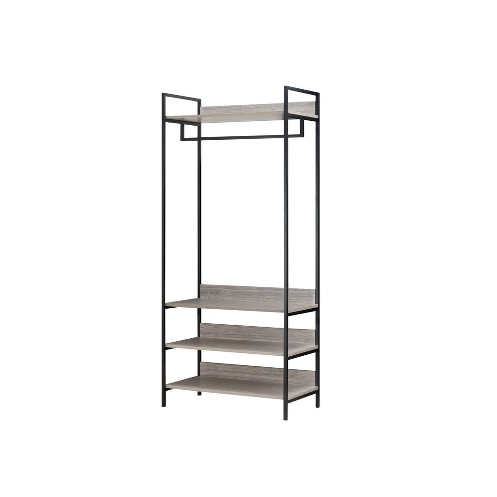 Alva Open Wardrobe with 2 Drawers 3 Piece Bedroom Set