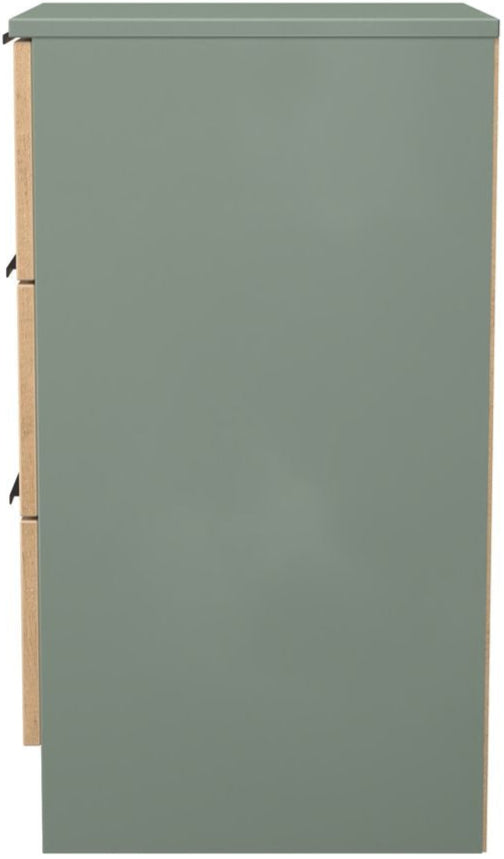 Java 3 Drawer Bedside Table