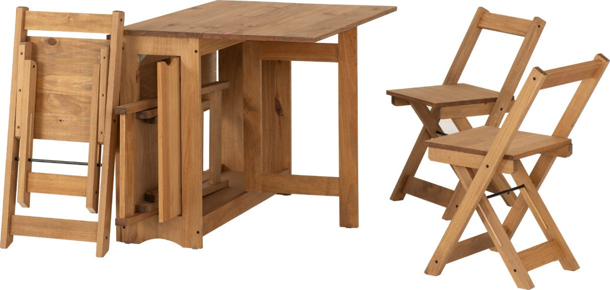 Santos Butterfly Folding Space Saving Dining Set
