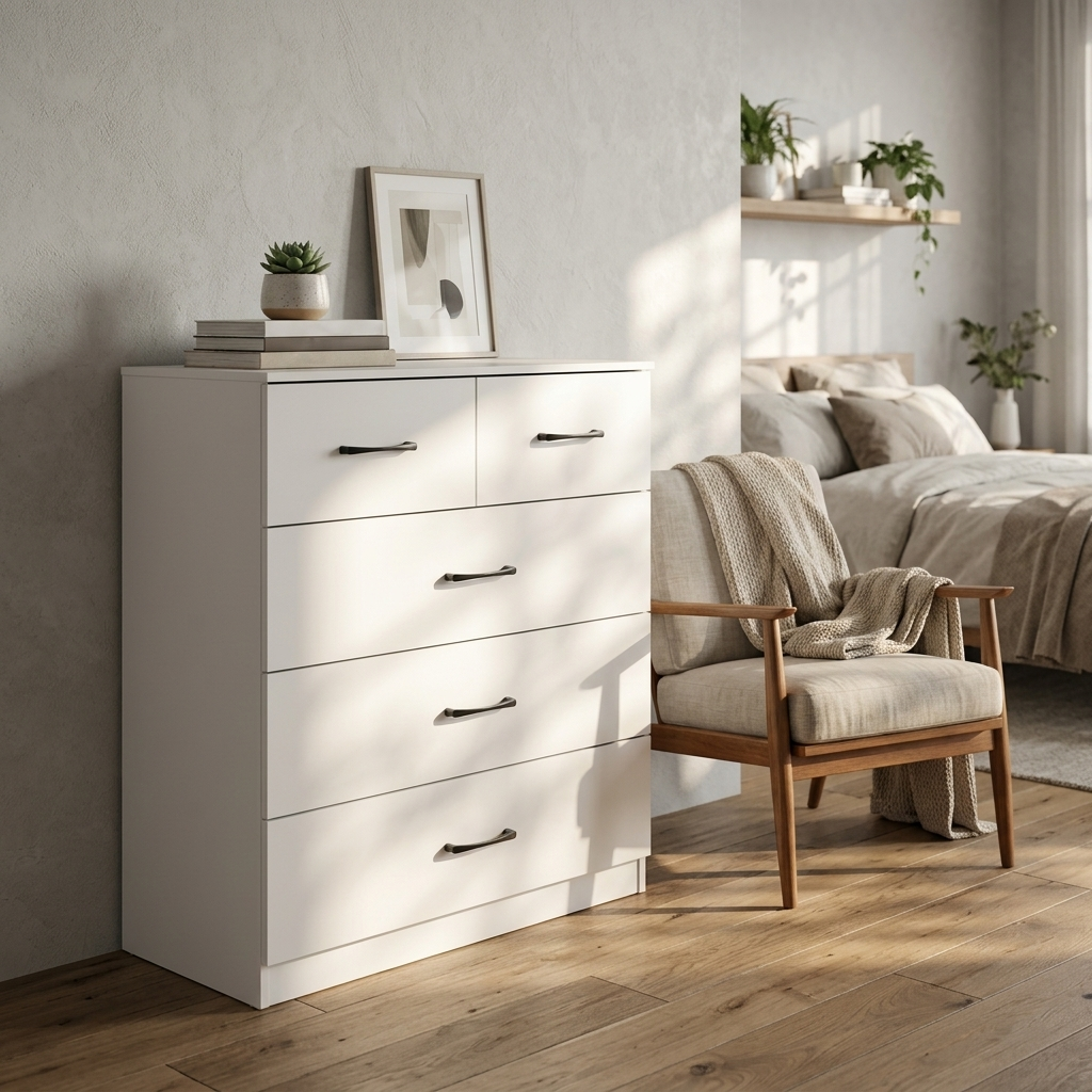 Paddington 3 Door Wardrobe & 3+2 Drawer Chest 3 Piece Bedroom Set