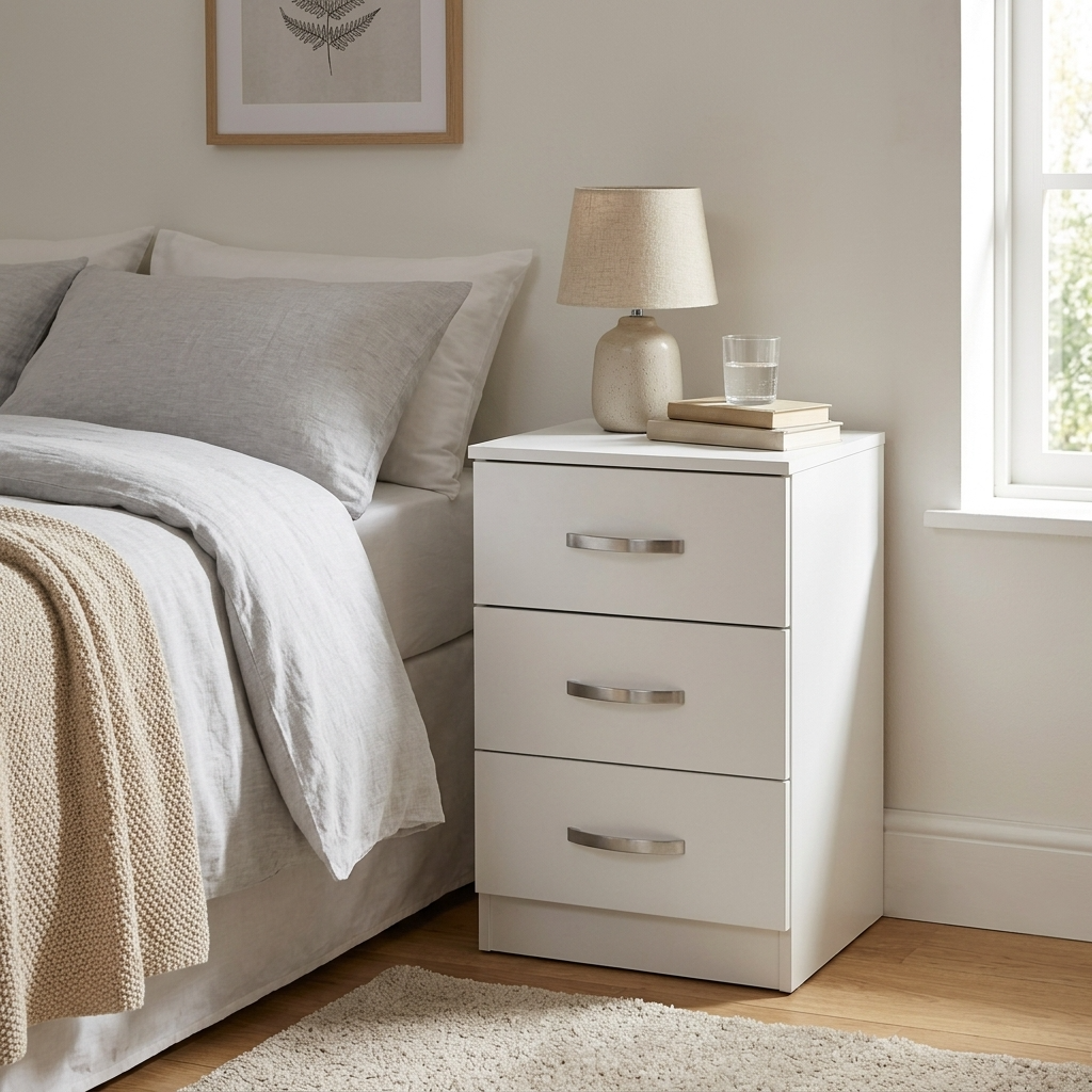 Paddington 3 Door Wardrobe & 3+2 Drawer Chest 3 Piece Bedroom Set