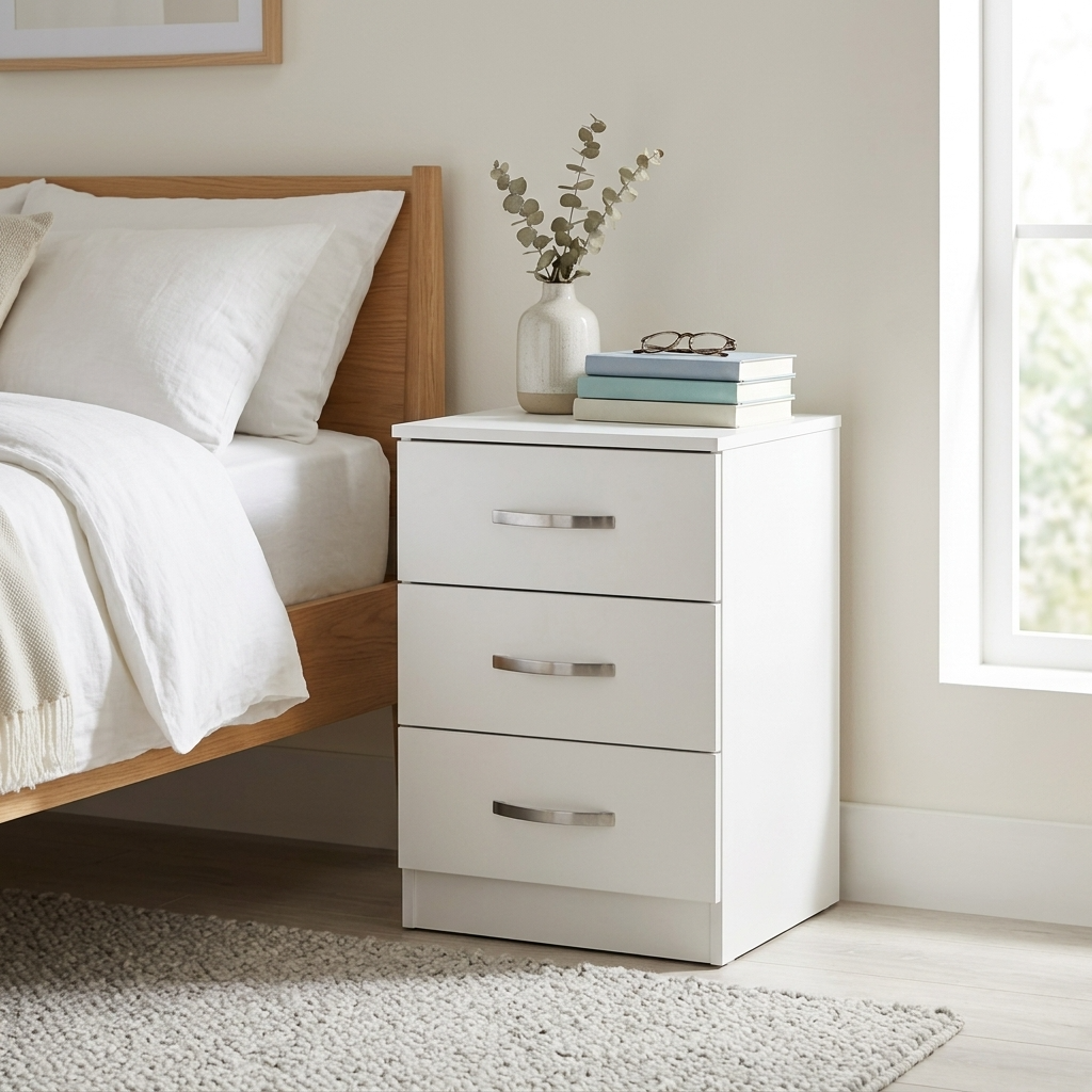 Paddington 4 Door Wardrobe & 7 Drawer Chest 3 Piece Bedroom Set