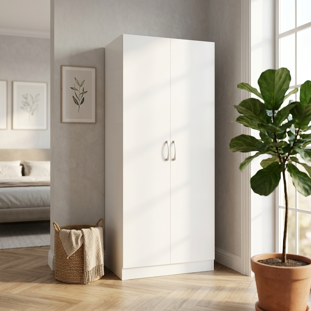 Highbury 2 Door Double Wardrobe & 3 Drawer Chest 2 Piece Bedroom Set