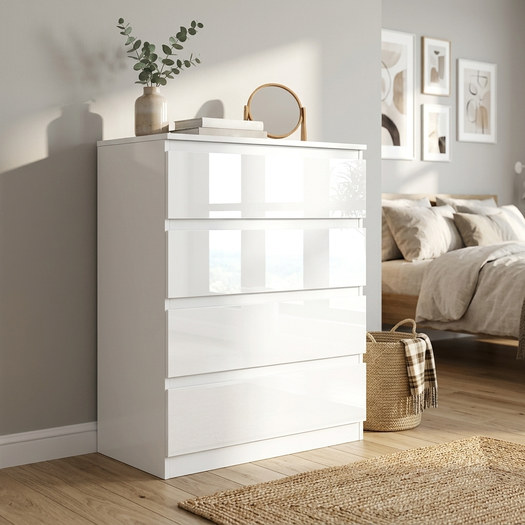 Soho 3 Door Wardrobe, 4 Drawer Chest & Bedside Tables 4 Piece Bedroom Set