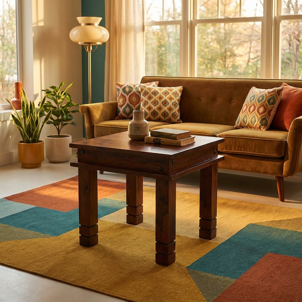 Denali 45cm Chunky Square Coffee Table