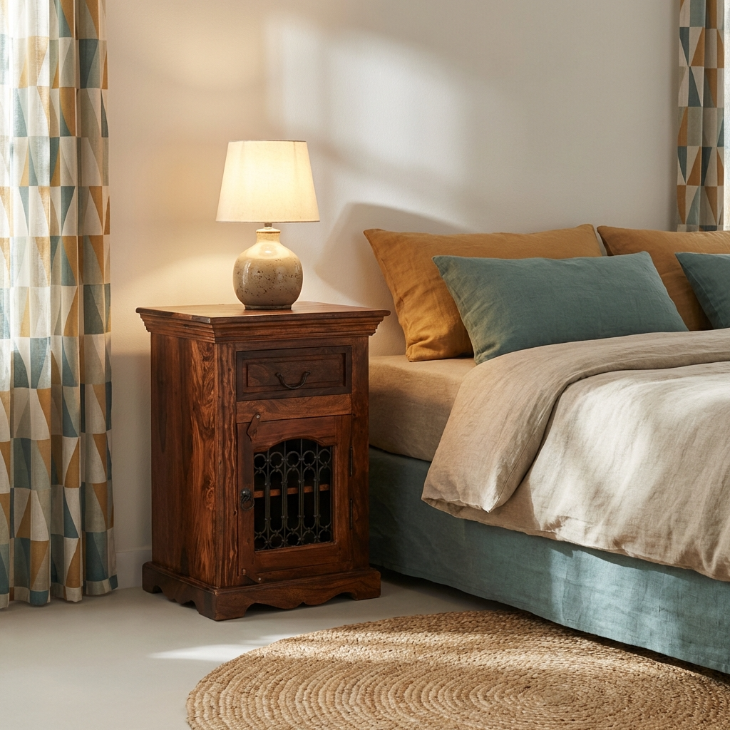 Denali 1 Drawer Right Side Bedside Cabinet