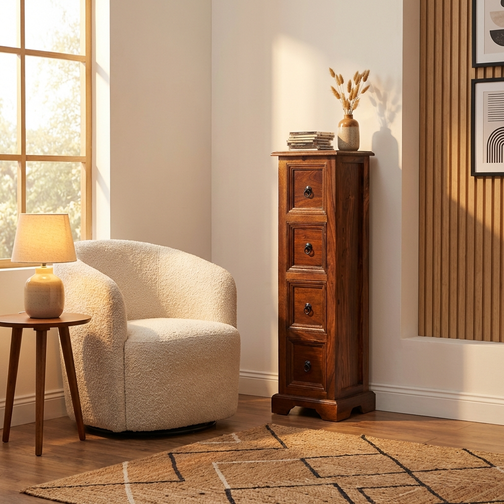 Denali 4 Drawer Chunky CD Storage Unit