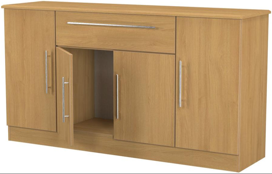 Sherwood Wide 4 Door 1 Drawer Sideboard