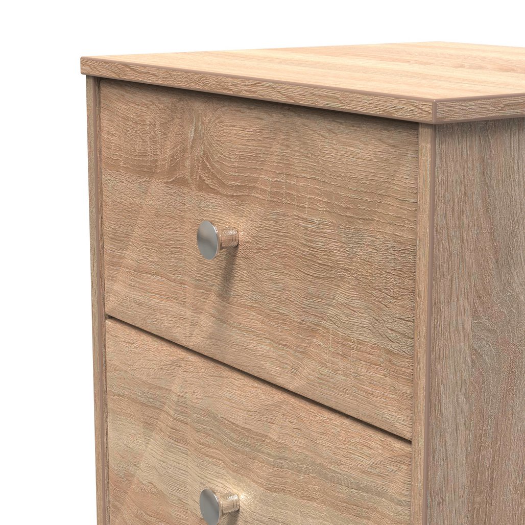 San Jose 3 Drawer Bedside Table