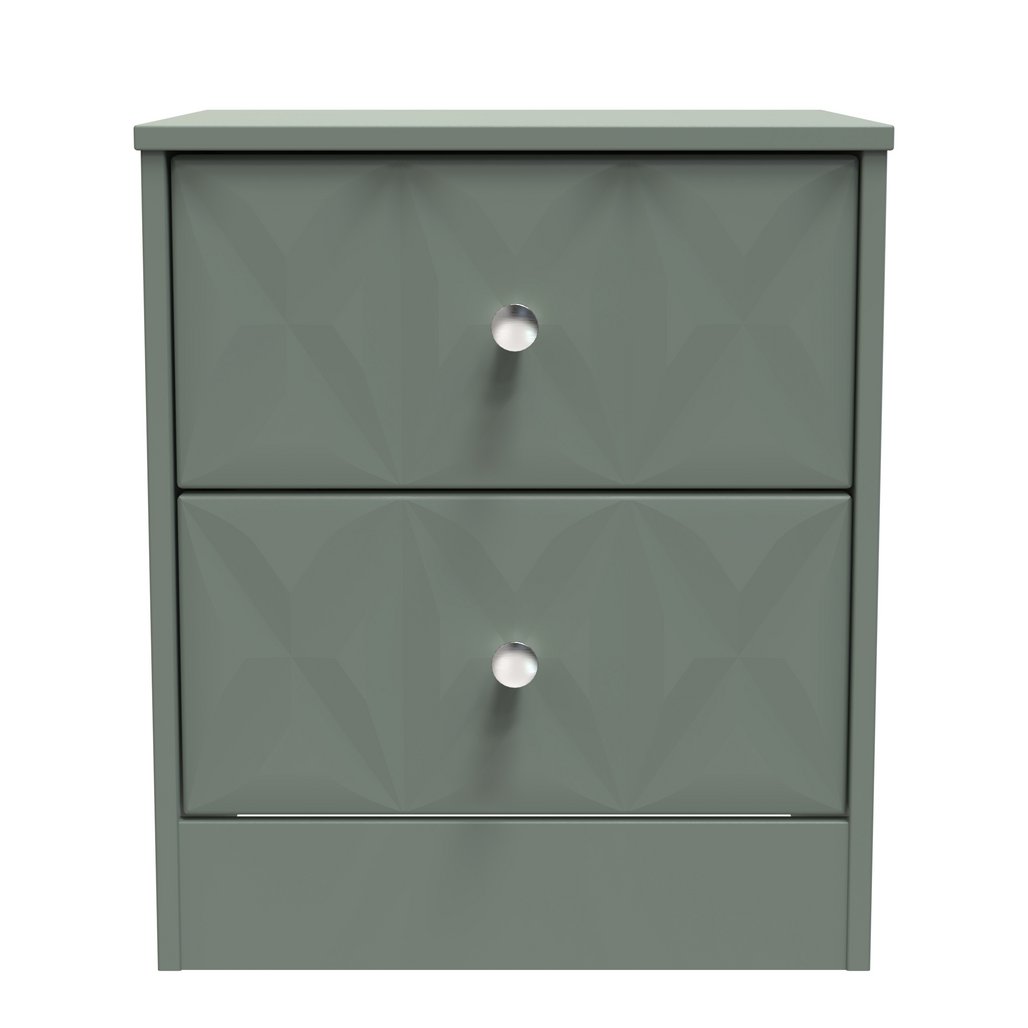 San Jose 2 Drawer Bedside Table