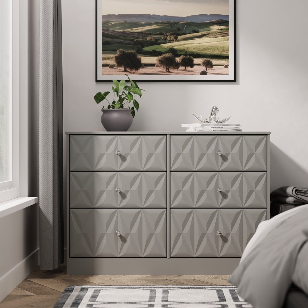 San Jose 6 Drawer Midi Chest