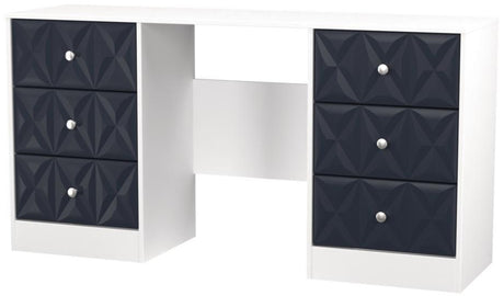 San Jose 6 Drawer Double Pedestal Desk