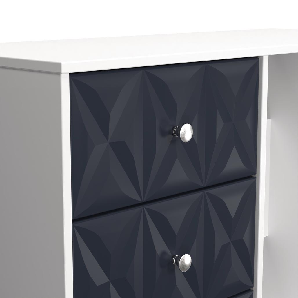 San Jose 3 Drawer Single Pedestal Dressing Table