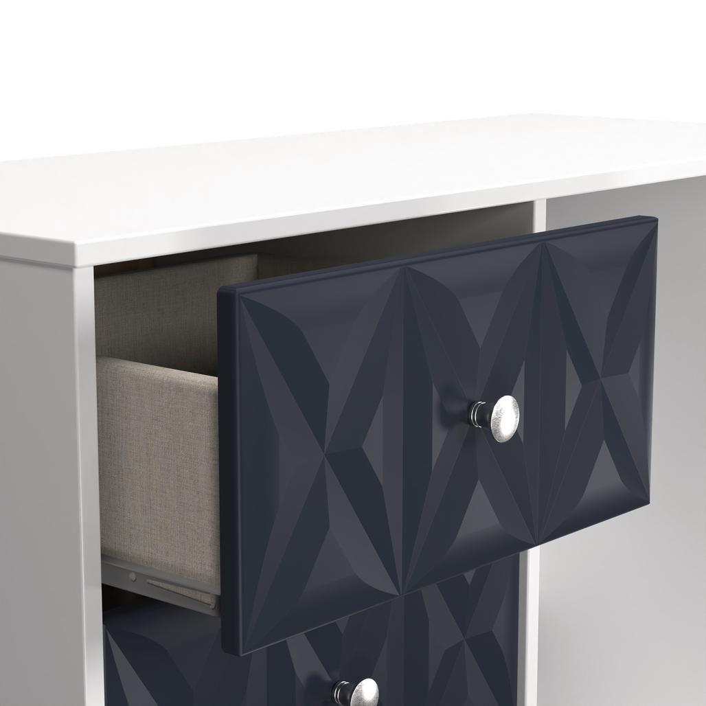 San Jose 3 Drawer Single Pedestal Dressing Table