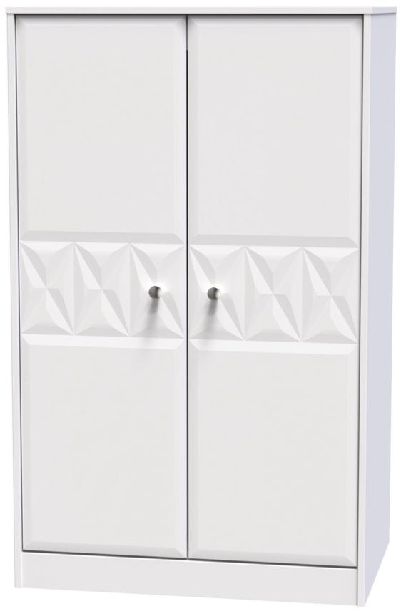 San Jose Compact 2 Door Double Wardrobe