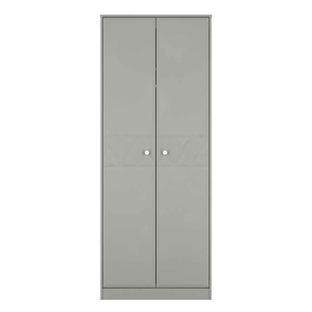 San Jose Tall 2 Door Double Wardrobe