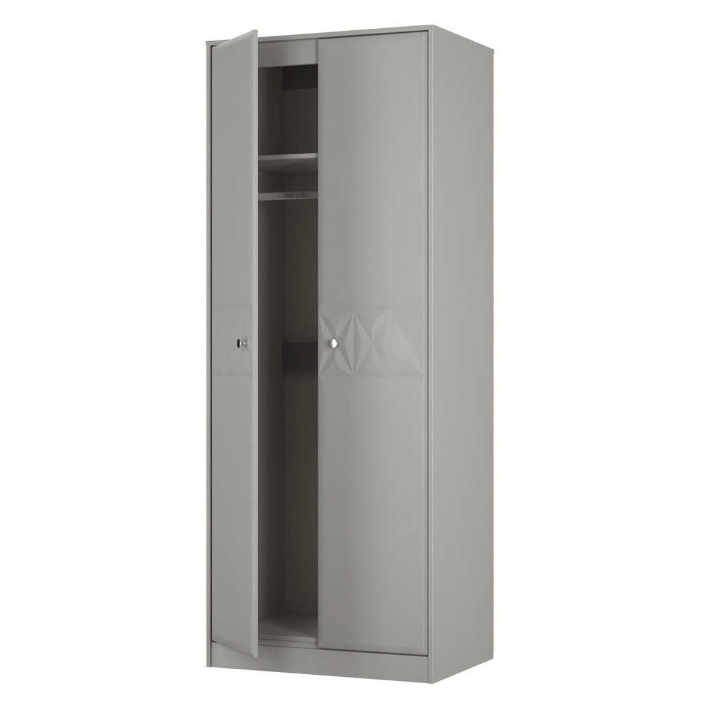 San Jose Tall 2 Door Double Wardrobe
