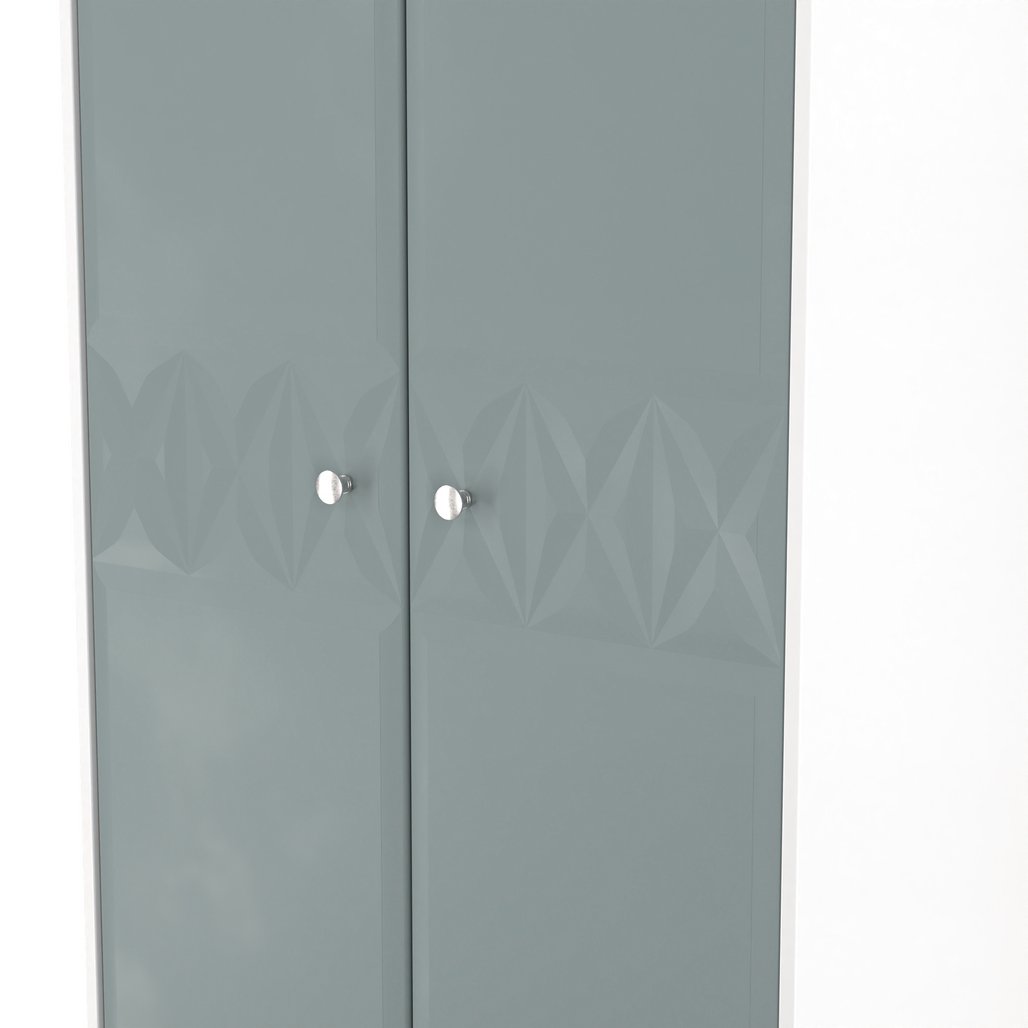 San Jose Tall 2 Door Double Wardrobe