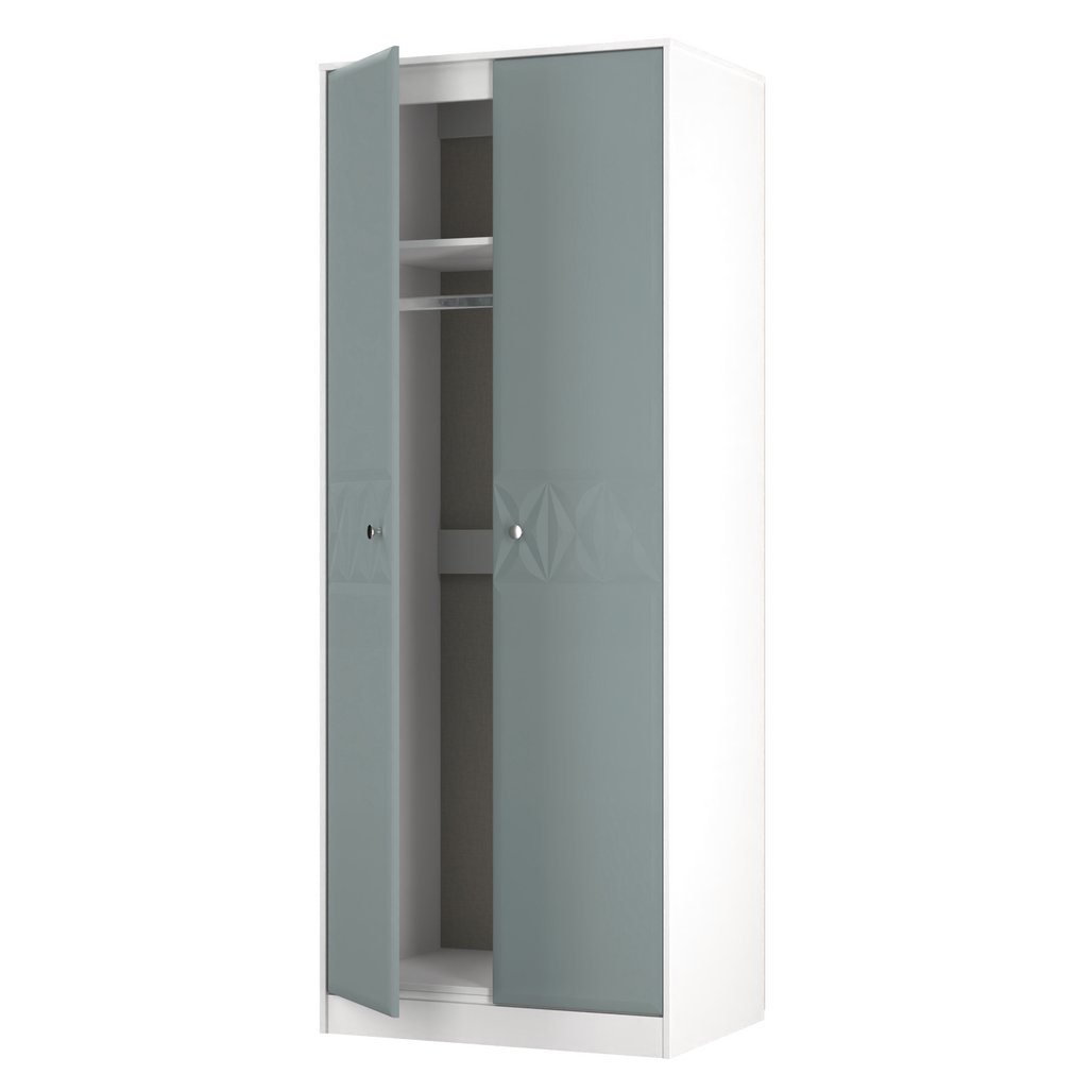 San Jose Tall 2 Door Double Wardrobe