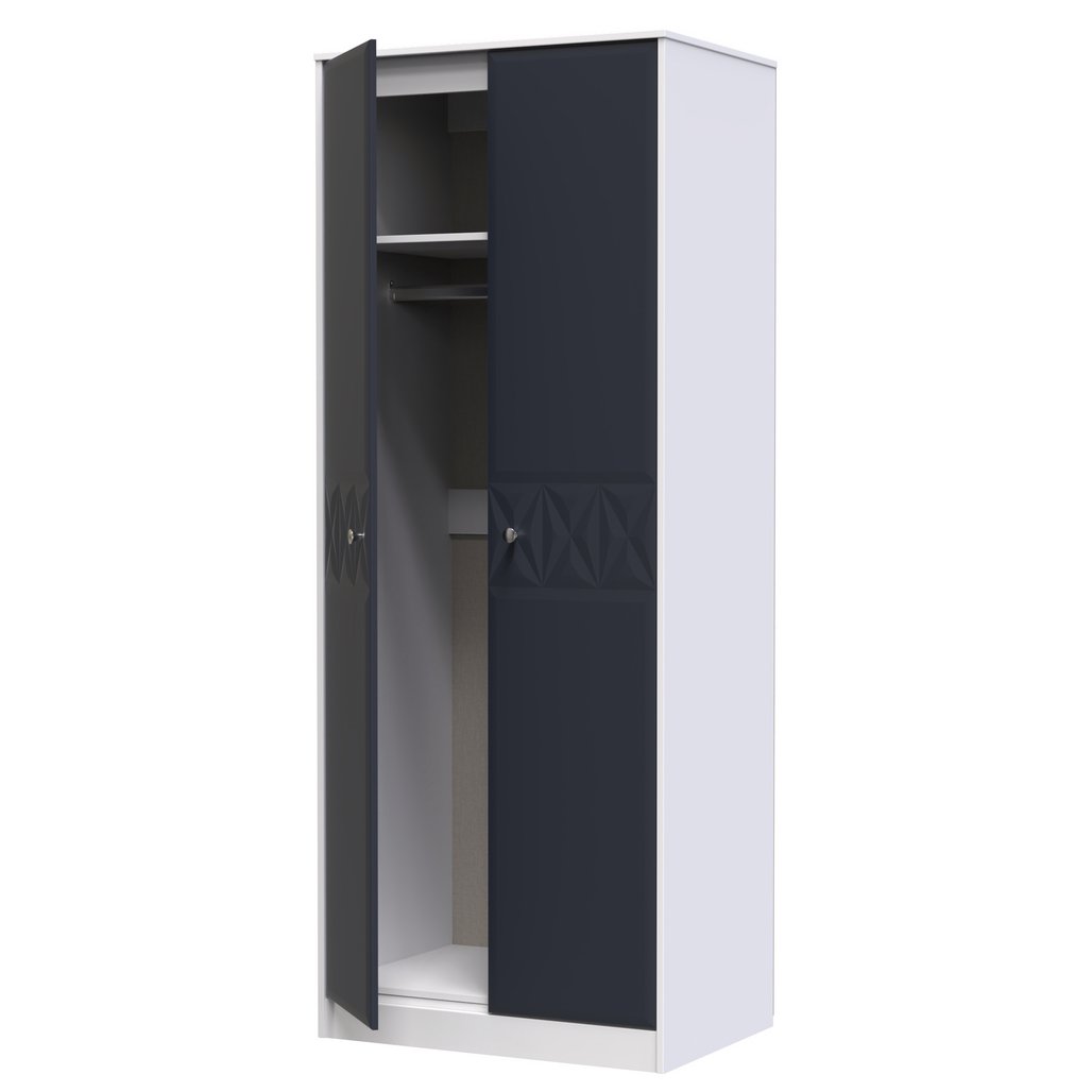 San Jose Tall 2 Door Double Wardrobe