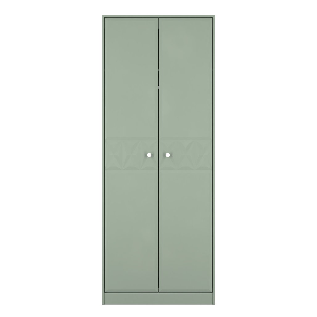 San Jose Tall 2 Door Double Wardrobe