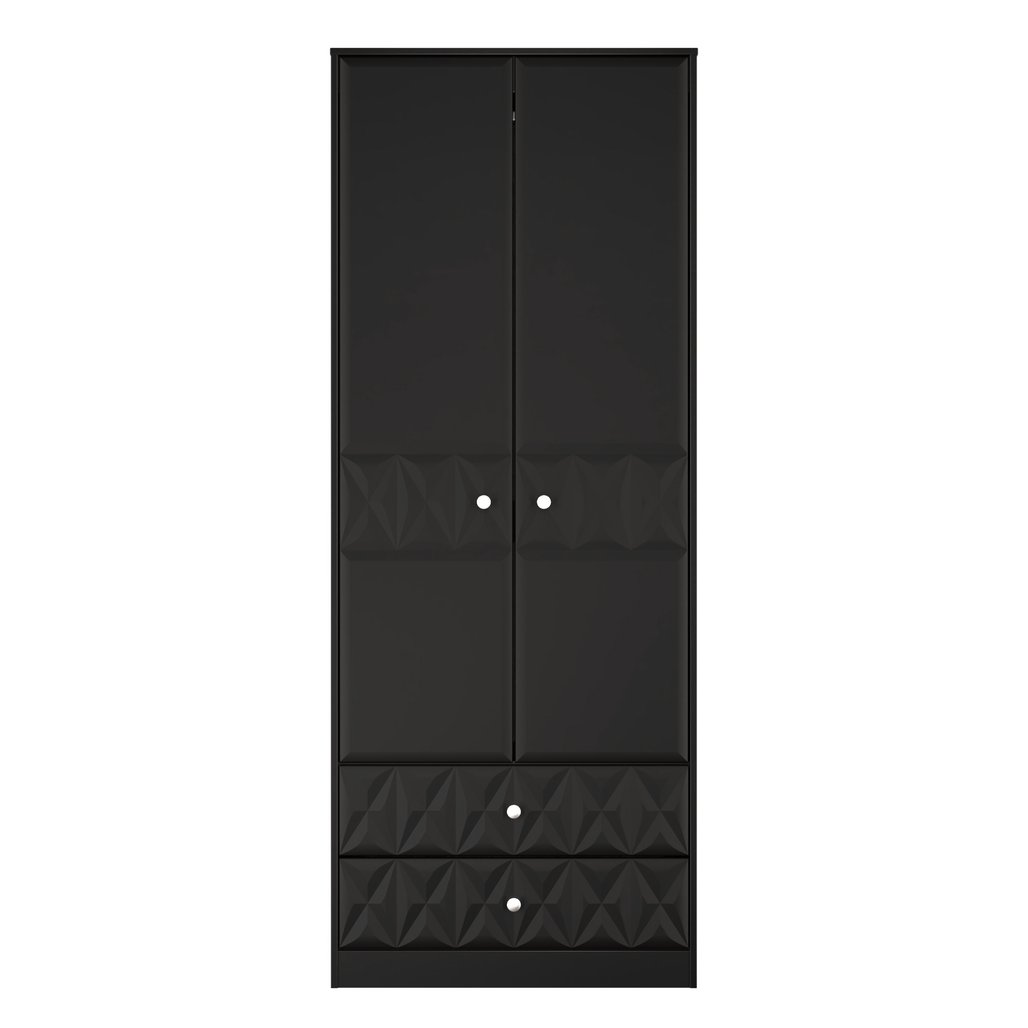 San Jose Tall 2 Door 2 Drawer Double Wardrobe