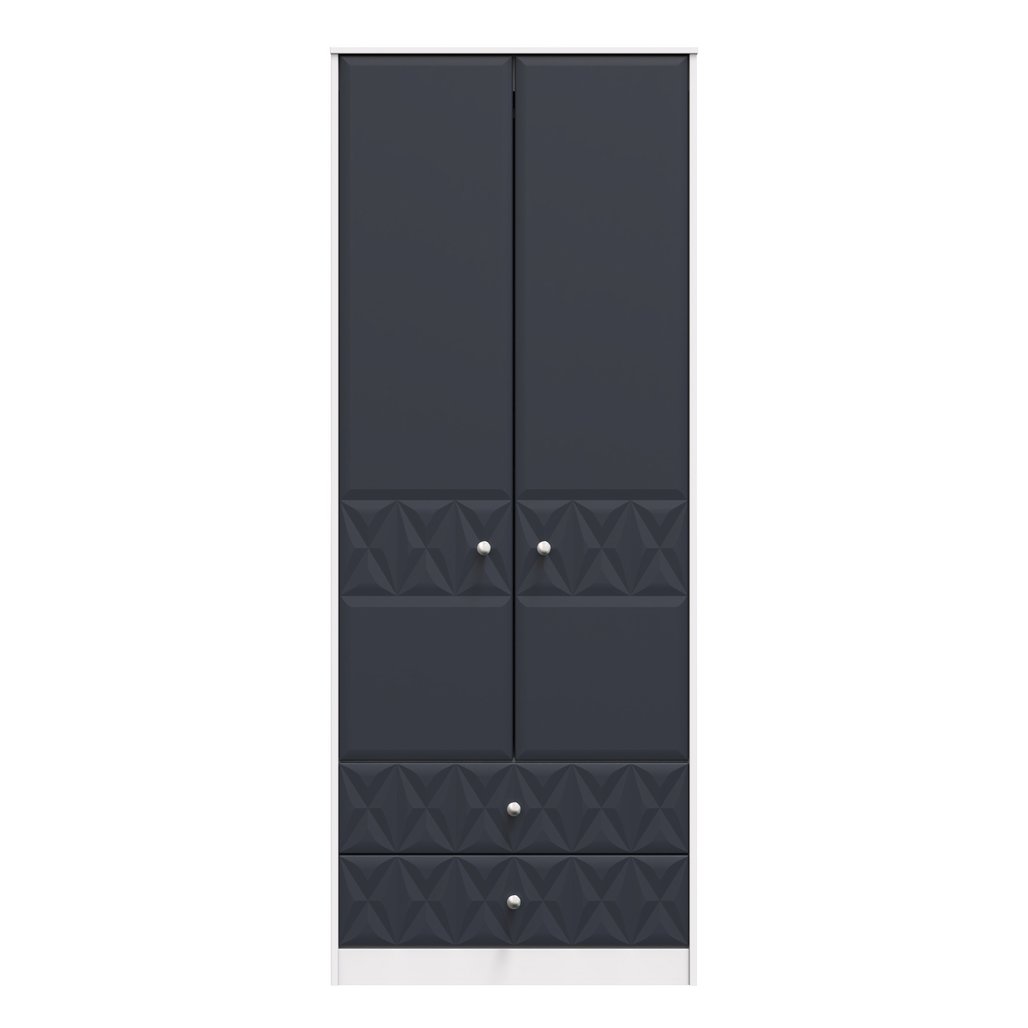 San Jose Tall 2 Door 2 Drawer Double Wardrobe