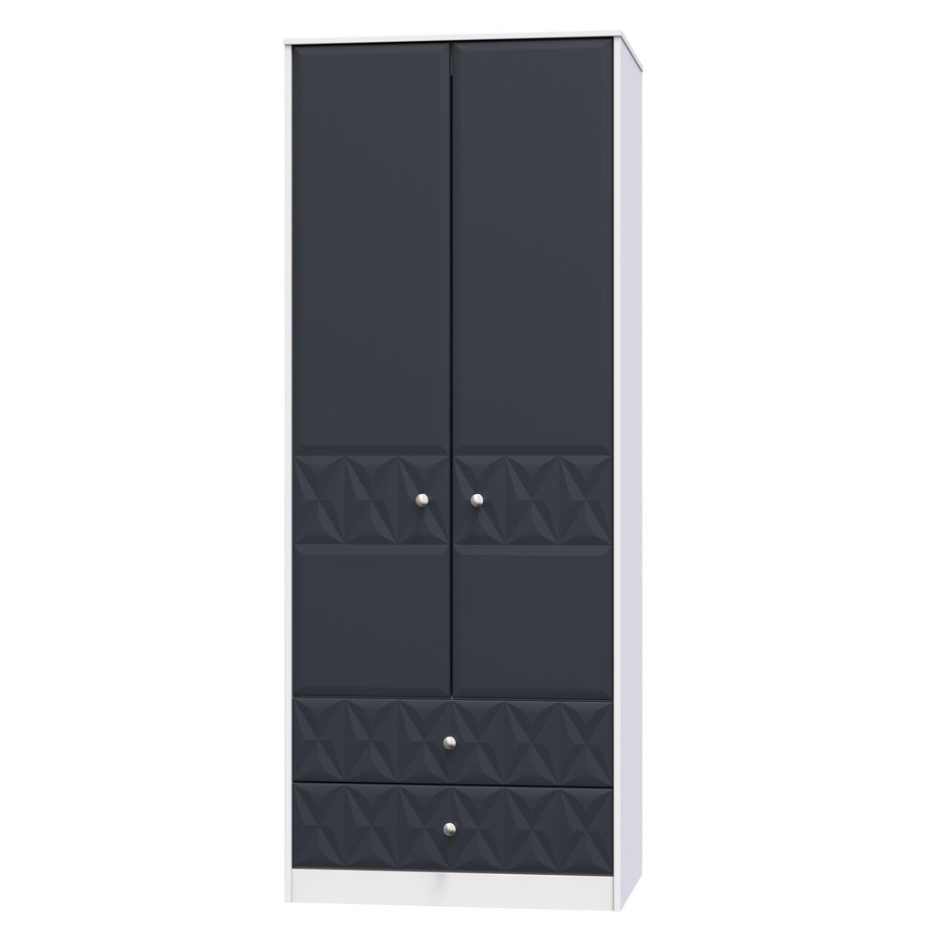 San Jose Tall 2 Door 2 Drawer Double Wardrobe