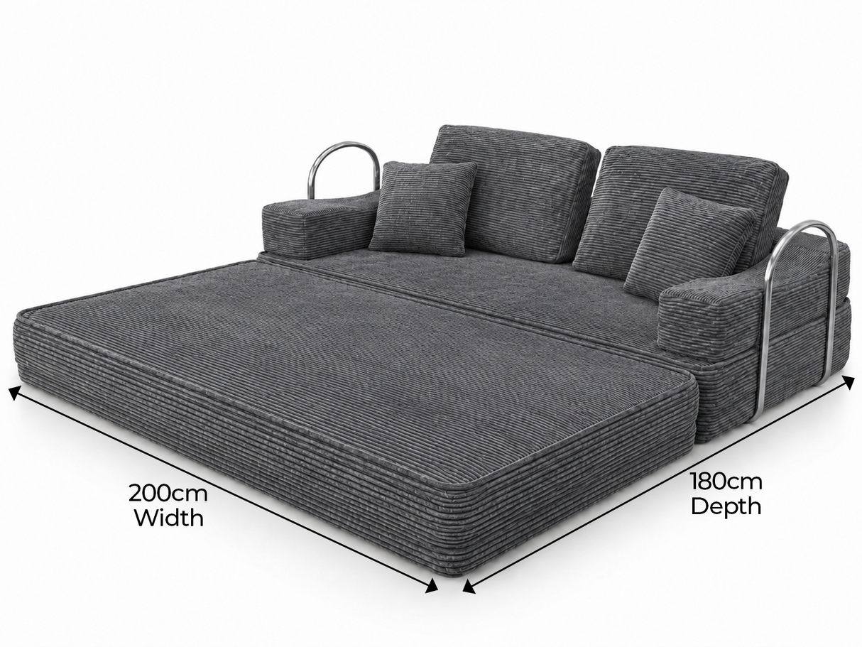 Flex 3 Seater Boneless Compressed Sofa Bed