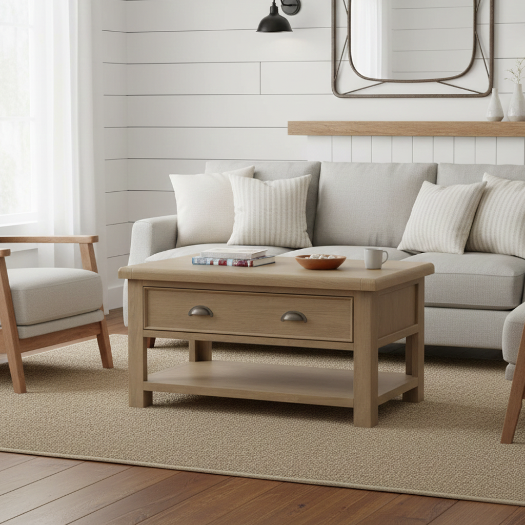 Acadia 1 Drawer Coffee Table