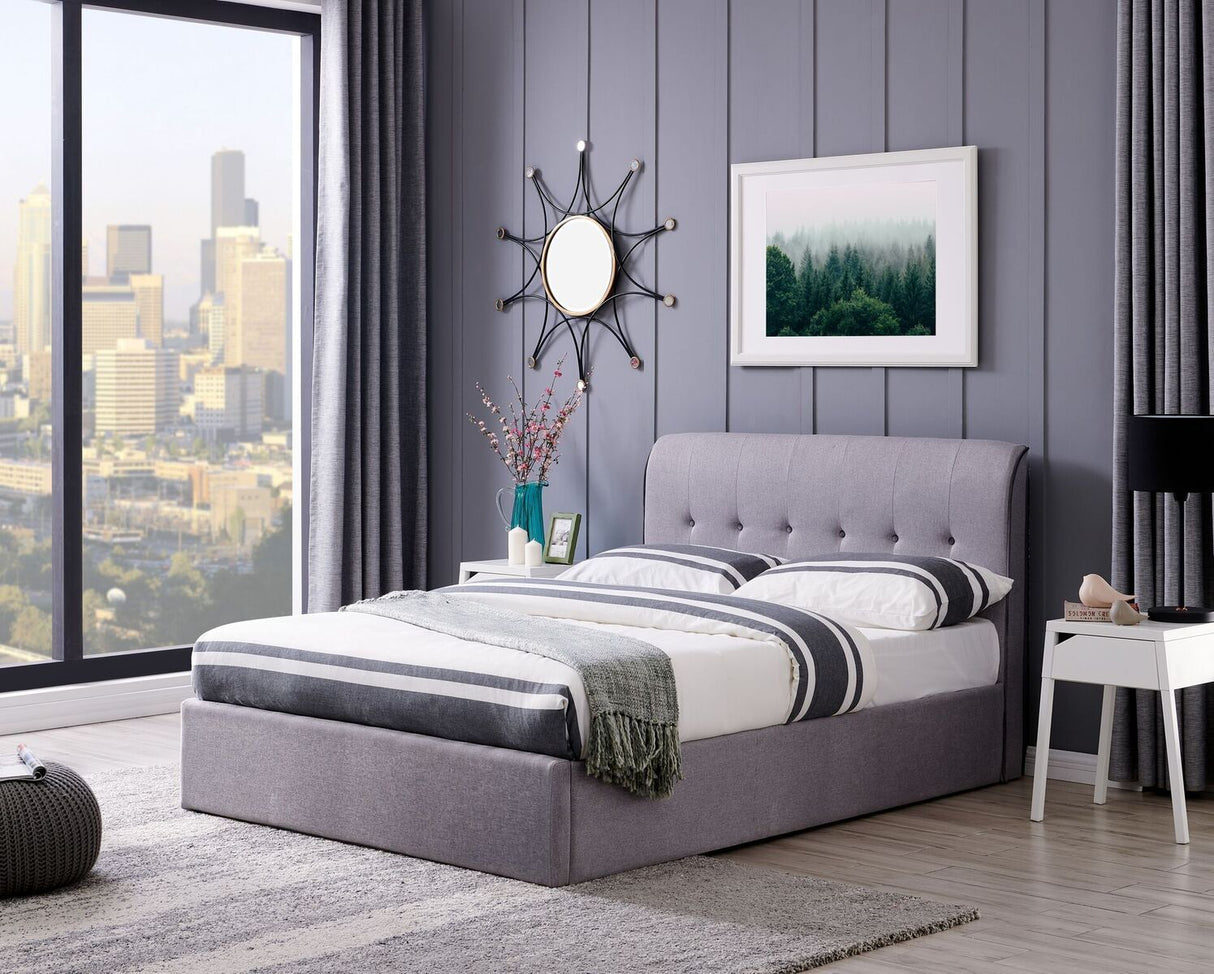 Carmel Button Back Ottoman Bed Frame