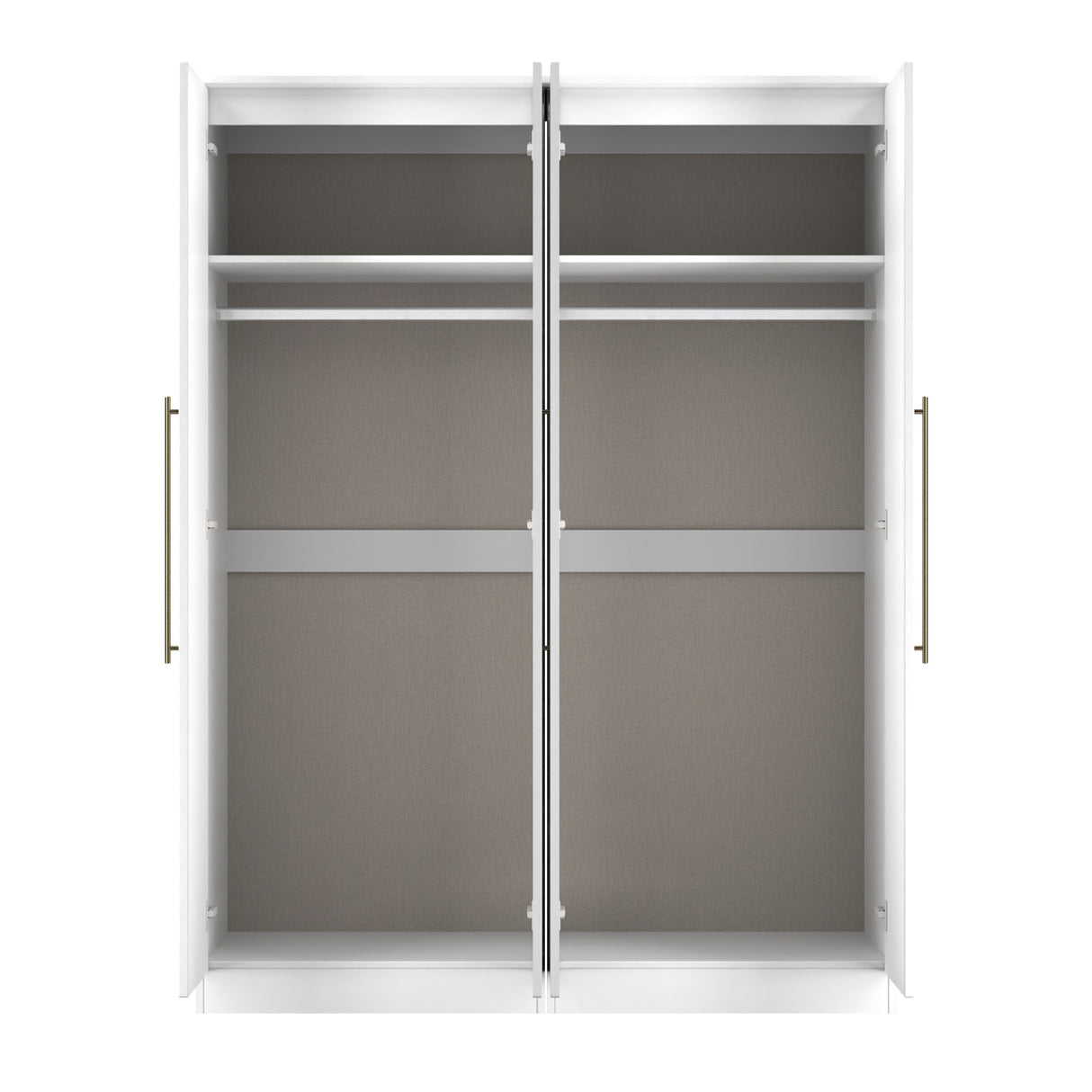 Haworth Tall 4 Door Mirrored Wardrobe