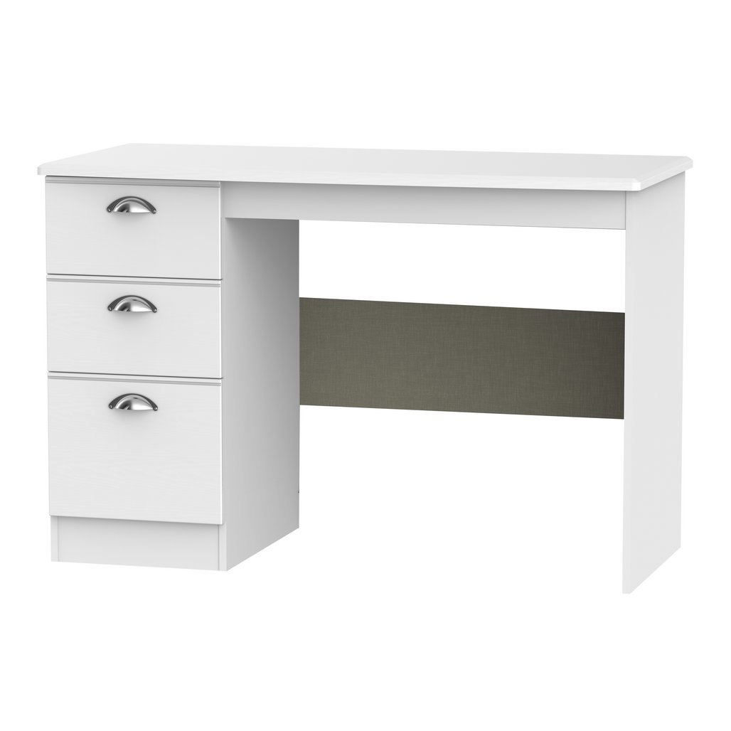 Victoria 3 Drawer Single Pedestal Desk