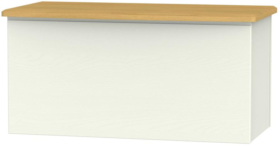 Victoria Blanket Box with Oak Top