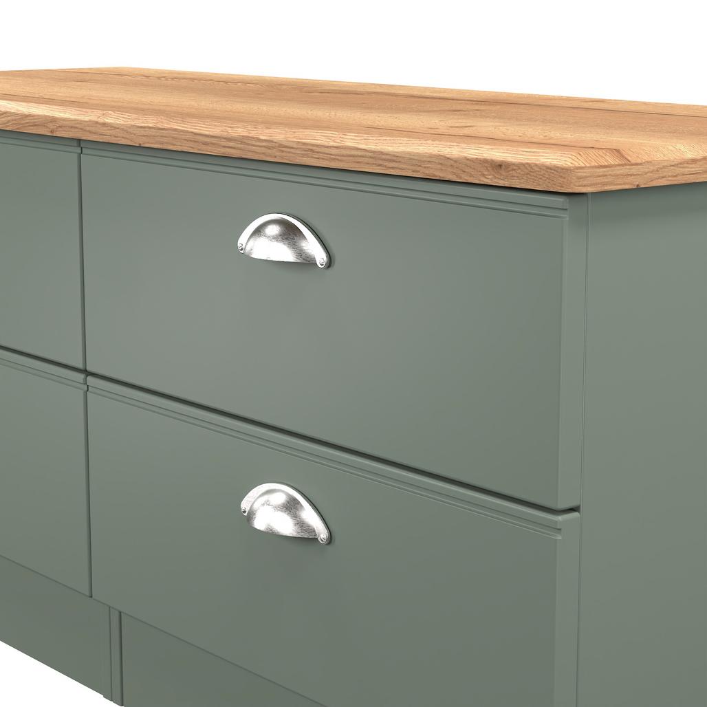 Victoria 4 Drawer Bed Box with Oak Top