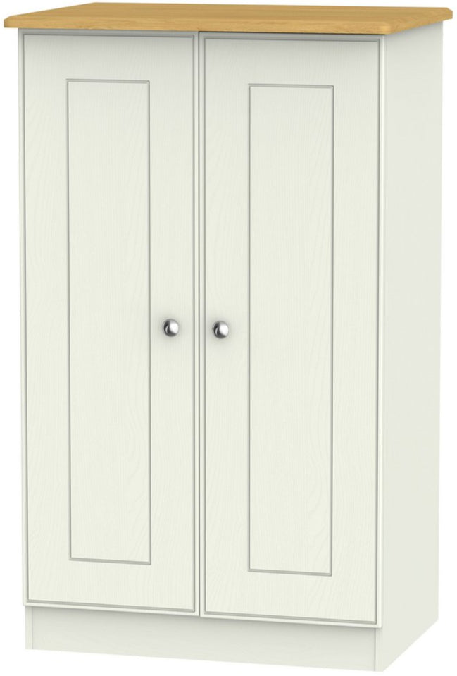 Victoria Compact 2 Door Double Wardrobe