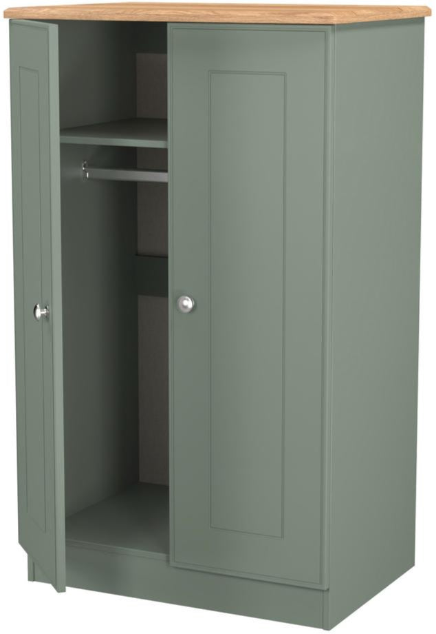 Victoria Compact 2 Door Double Wardrobe