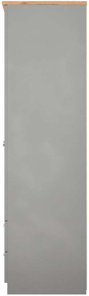 Victoria 2 Door 2 Drawer Double Wardrobe with Oak Top