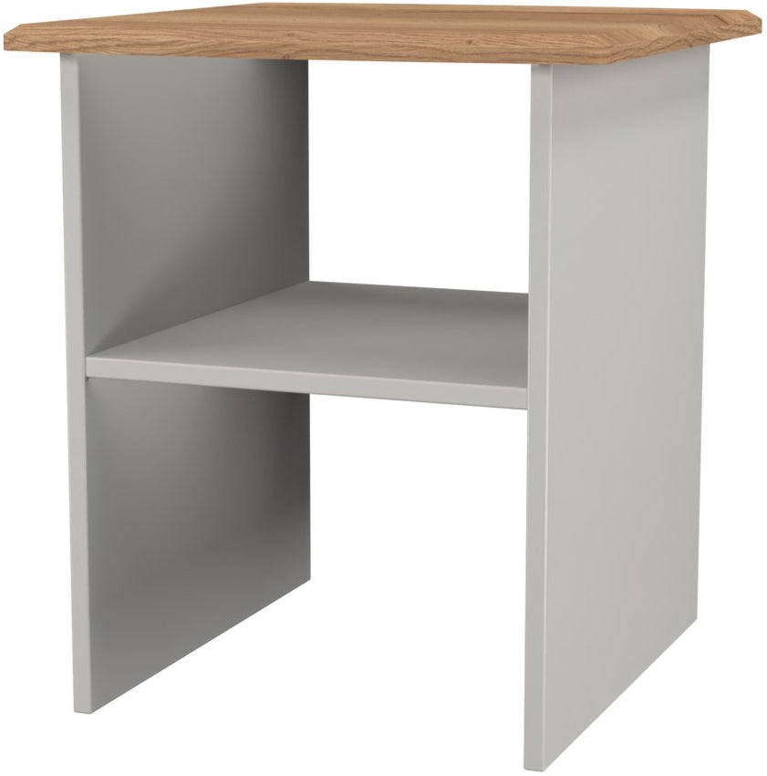 Victoria Lamp Table with Riviera Oak Top