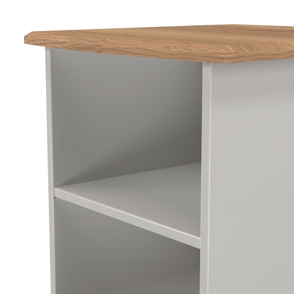 Victoria Lamp Table with Riviera Oak Top