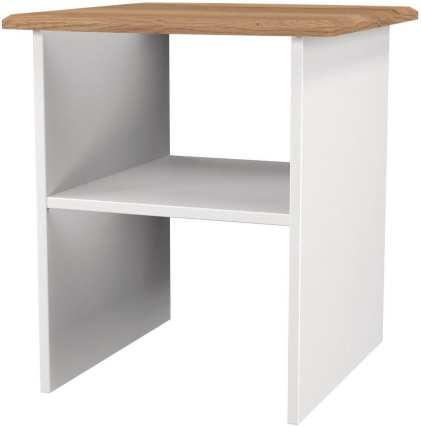 Victoria Lamp Table with Riviera Oak Top