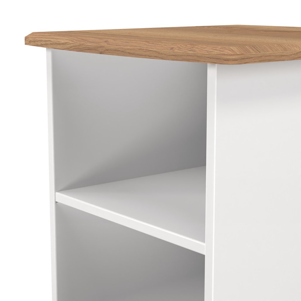 Victoria Lamp Table with Riviera Oak Top