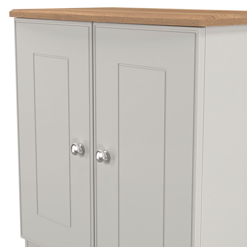 Victoria 2 Door Sideboard with Riviera Oak Top