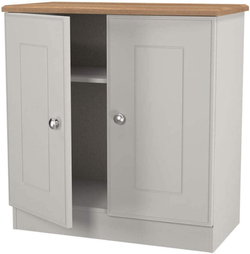 Victoria 2 Door Sideboard with Riviera Oak Top